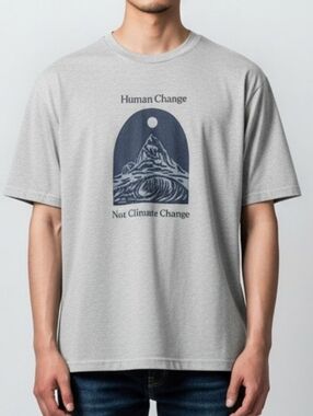 Tentree Human Change Crewneck Graphic Tee